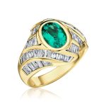 idc dijamantski prsten sa smaragdom