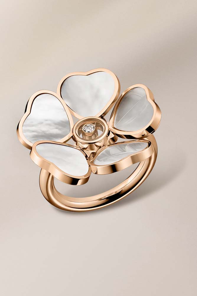 Floralni dijamantski nakit